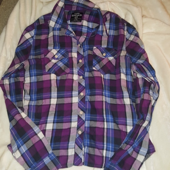 Ecko Unlimited Tops - 3 for $12 ❤Junior's size large plaid top❤